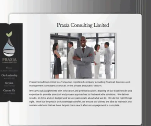 Praxia-TZ.com(Praxia Consulting Limited) Screenshot