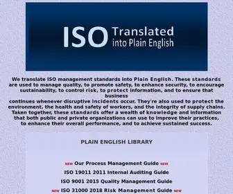 Praxiom.com(ISOin Plain English) Screenshot