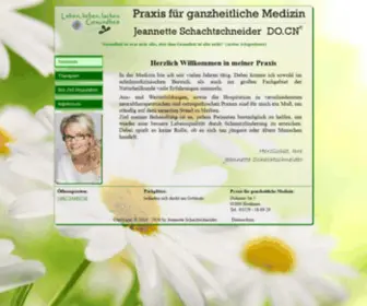 Praxis-Ganzheitlichemedizin.de(Osteopathie, Neuraltherapie, Regulationstherapie) Screenshot