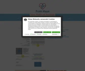 Praxis-Hasan.de(Praxis für Innere Medizin und Kardiologie M) Screenshot