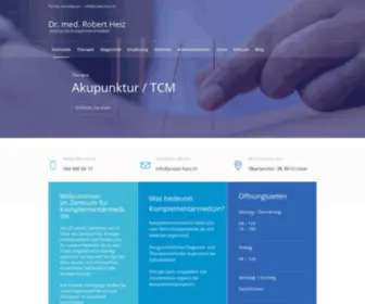 Praxis-Heiz.ch(Ihr Zentrum für Komplementärmedizin) Screenshot