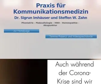 Praxis-Kommunikationsmedizin.de(Gemeinschaftspraxis) Screenshot