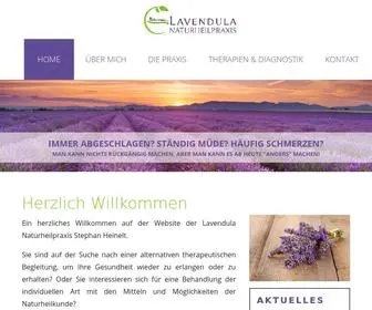 Praxis-Lavendula.de(Lavendula Naturheilpraxis Stephan Heinelt aus Pirna) Screenshot