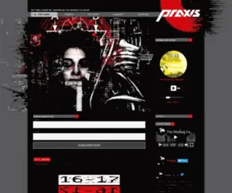 Praxis-Records.net(Nothing essential happens in the absence of noise) Screenshot