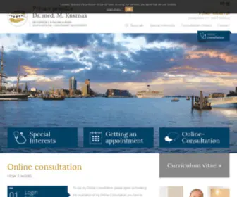 Praxis-Rusznak.de(Orthopäde) Screenshot