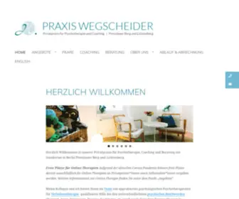 Praxis-Wegscheider.de(Psychotherapie) Screenshot