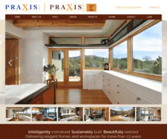 Praxisdesignbuild.com(PRAXIS Design Build / Santa Fe) Screenshot