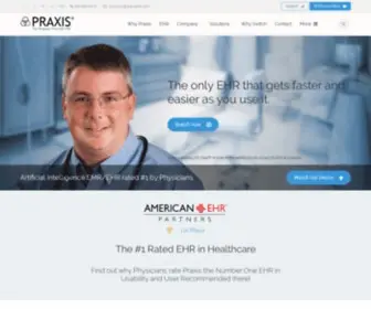 Praxisemr.com(Electronic Medical Records Software) Screenshot