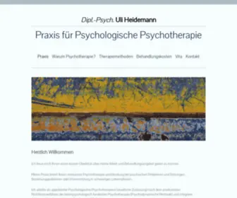 Praxisheidemann.de(Praxis Heidemann) Screenshot