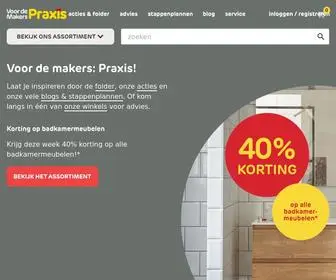 Praxis.nl(Dé bouwmarkt voor verf) Screenshot