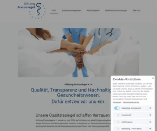 Praxissiegel.de(Qualität) Screenshot