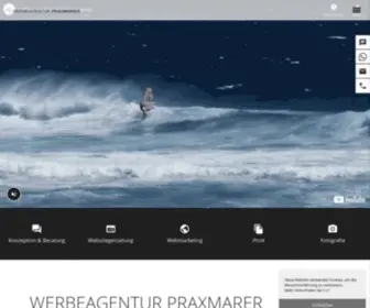 Praxmarer.net(Werbeagentur Imst) Screenshot