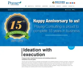 Prayag.com(Business Strategy Consulting) Screenshot