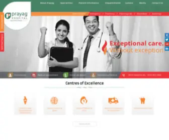 Prayaghospital.in(PRAYAG HOSPITAL) Screenshot