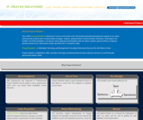 Prayassolutions.com(Prayas Solutions) Screenshot