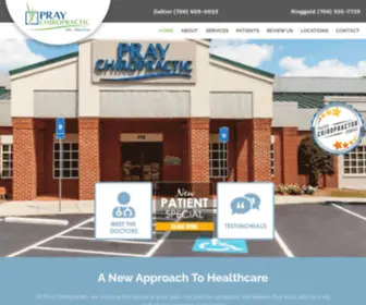 Praychiro.com(Pray Chiropractic) Screenshot