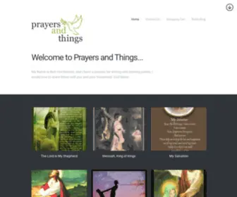 Prayersandthings.com(Prayers and Things) Screenshot