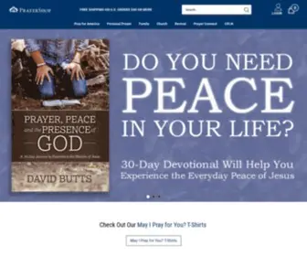 Prayershop.org(Prayer resources) Screenshot