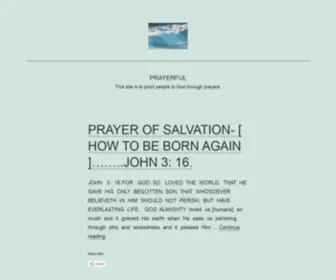 Prayersuneed.org(This site) Screenshot