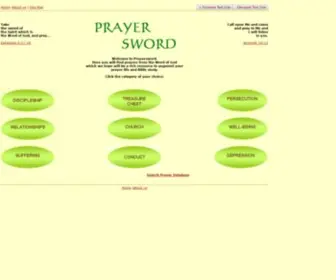 Prayersword.org.uk(Prayer Sword) Screenshot