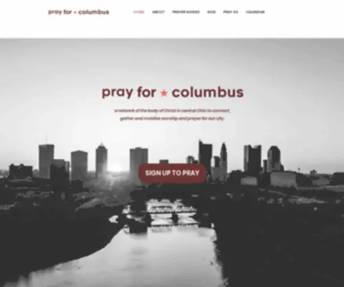 Prayforcolumbus.org(Pray for Columbus) Screenshot