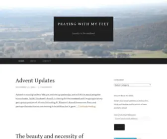 Prayingwithmyfeet.blog((mostly in the narthex)) Screenshot