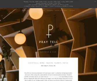 Praytellbar.com(PRAY TELL) Screenshot