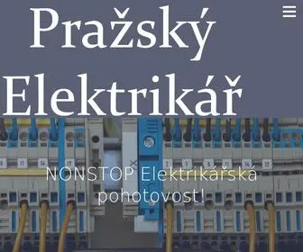 Prazskyelektrikar.cz(Elektro Pohotovost 24/7 Praha) Screenshot