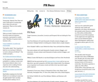 Prbuzz.com(PR Buzz) Screenshot