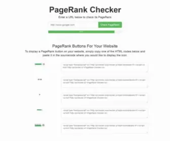 PRchecker.io(Check your Page Rank) Screenshot