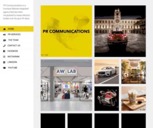Prcomm.com.sg(PR Agency) Screenshot