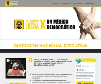 PRD.org.mx(INICIO) Screenshot