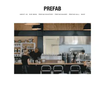 Pre-Fab.co.nz(PREFAB COFFEE BAR) Screenshot