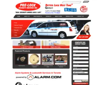 Pre-Lock.com(Toronto Locksmith Services by Pre) Screenshot