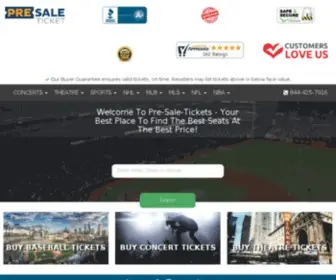Pre-Sale-Tickets.com(Presale Tickets) Screenshot