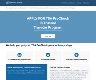 Pre-Tsa-Traveler-Pass.com(Pre Tsa Traveler Pass) Screenshot