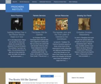 Preachersinstitute.com(Preachers Institute) Screenshot