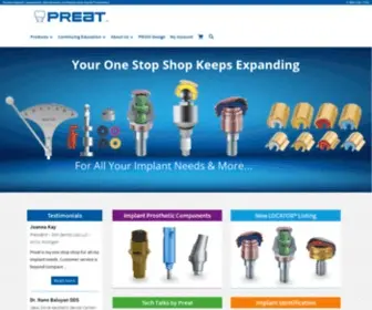Preat.com(Preat Corporation) Screenshot