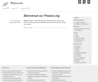 Preavis.org(Preavis) Screenshot