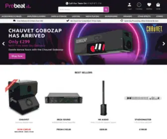 Prebeat.co.uk(Disco Lights) Screenshot
