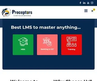 Preceptors.co.in(Preceptors) Screenshot