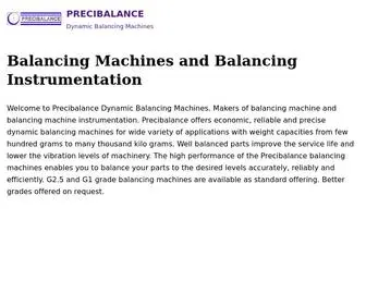 Precibalance.com(Dynamic Balancing Machines) Screenshot