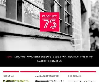 Precinct75.com.au(Creative Precinct) Screenshot