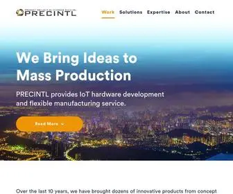 Precintl.com(Expert Precision Engineering) Screenshot