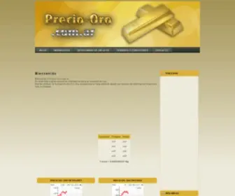 Precio-Oro.com.ar(Precio Oro) Screenshot