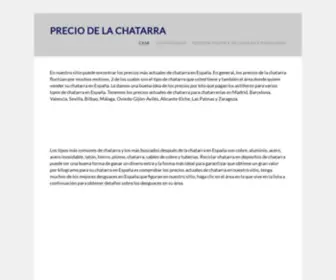 Preciodelachatarra.com(Precio de la Chatarra) Screenshot