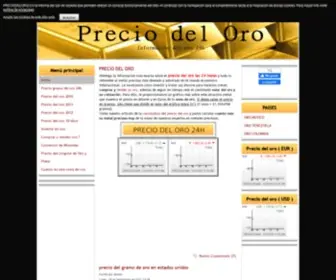 Preciodeloro.co(Precio del oro) Screenshot