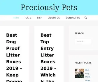 Preciouslypets.com(Preciously Pets) Screenshot