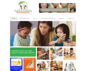 Preciousmomentslc.com(Precious Moments Learning Center in Albuquerque) Screenshot