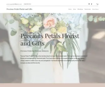 Preciouspetalsfloristandgifts.com(Precious Petals Florist) Screenshot